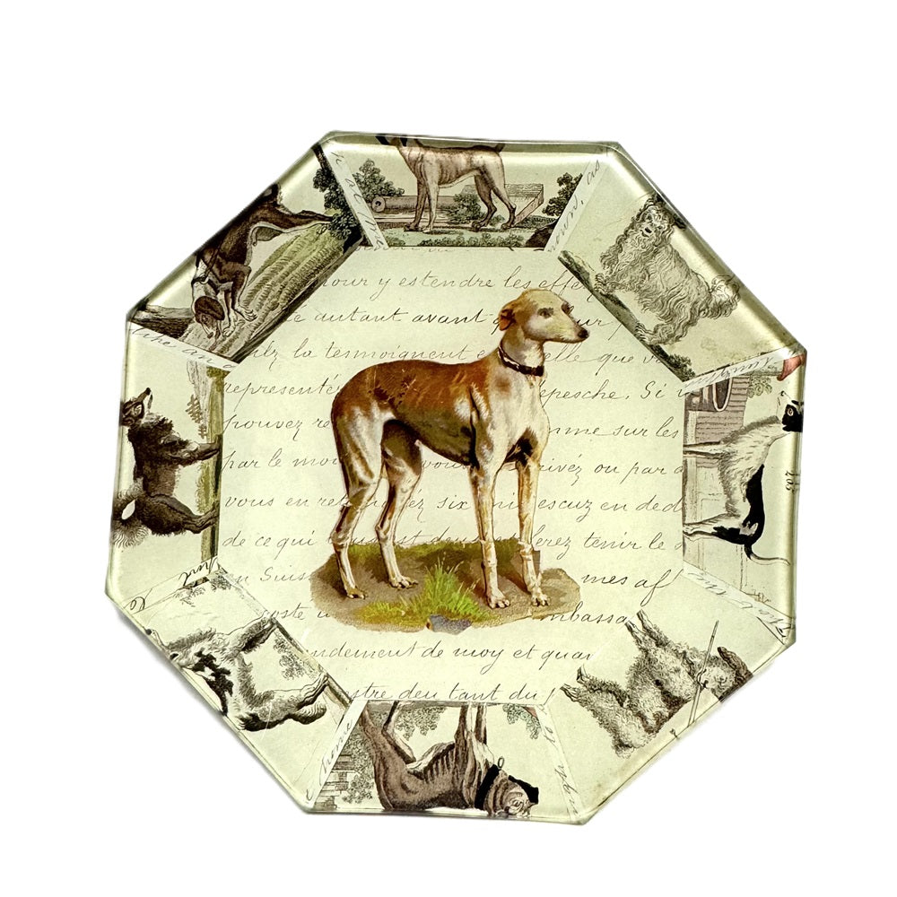 John Derian} Decoupage Plate :: Octagonal :: 5.75