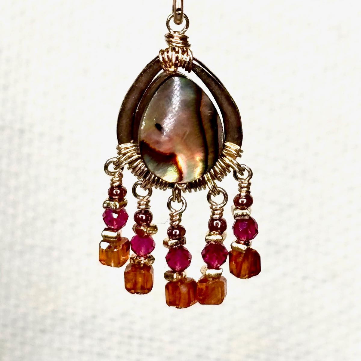 Dana Kellin} Earrings :: Gold Fill :: Hibiscus Mix
