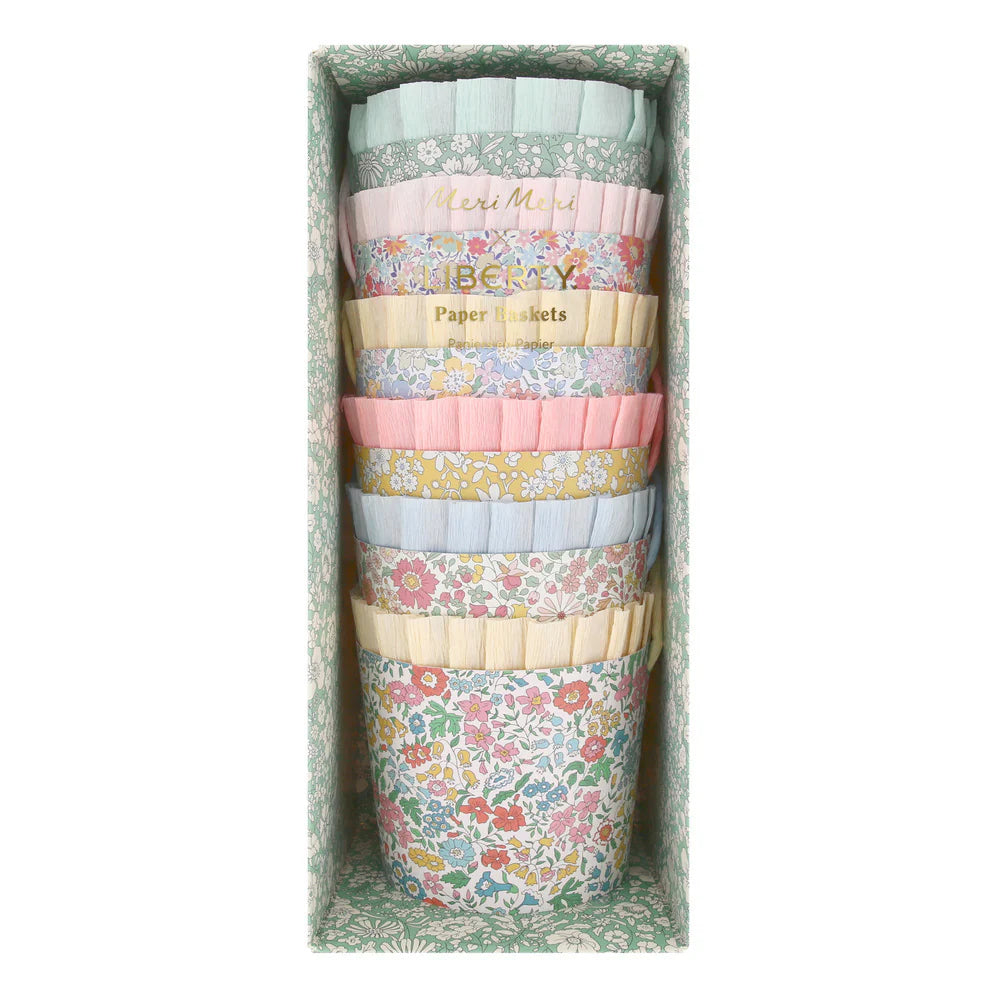 {Meri Meri} Liberty Paper Baskets :: Set of 6 – Ellington & French