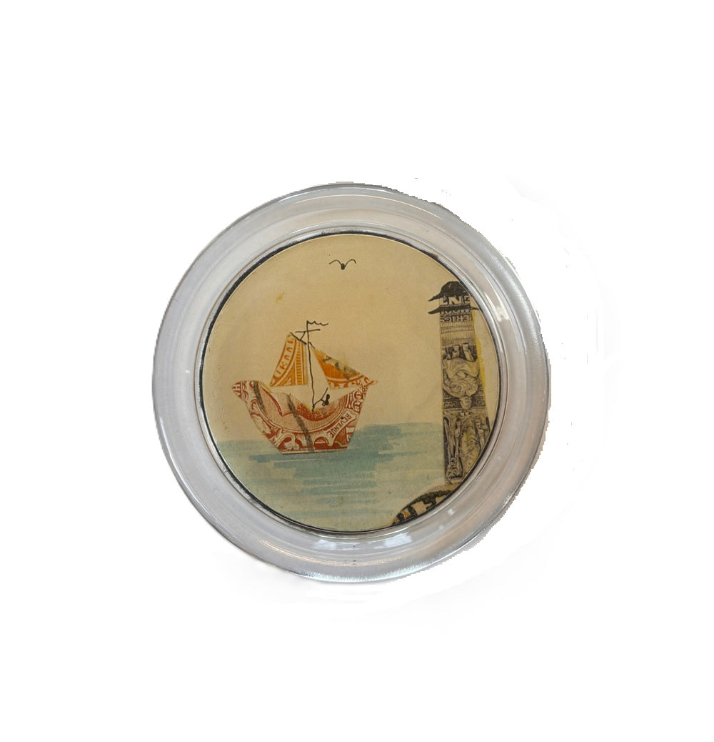 John Derian} Decoupage Coaster :: 4