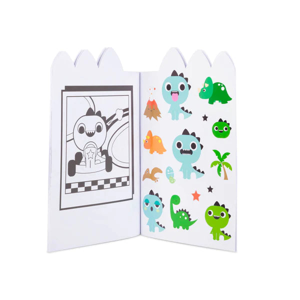 {Pango} Coloring Book with Stickers :: Dinosaur – Ellington & French