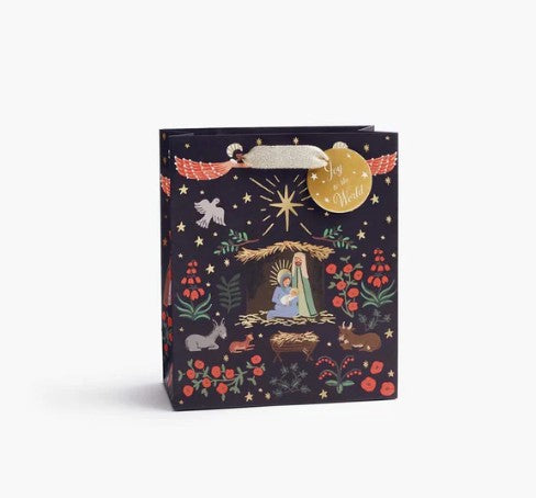 {Rifle Paper Co.} Printed Gift Bag :: Nativity – Ellington & French