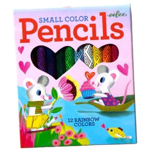 Eeboo Animal Color {eeBoo} Small Animal Pencils :: Set of 12 :: Mice – Ellington & French