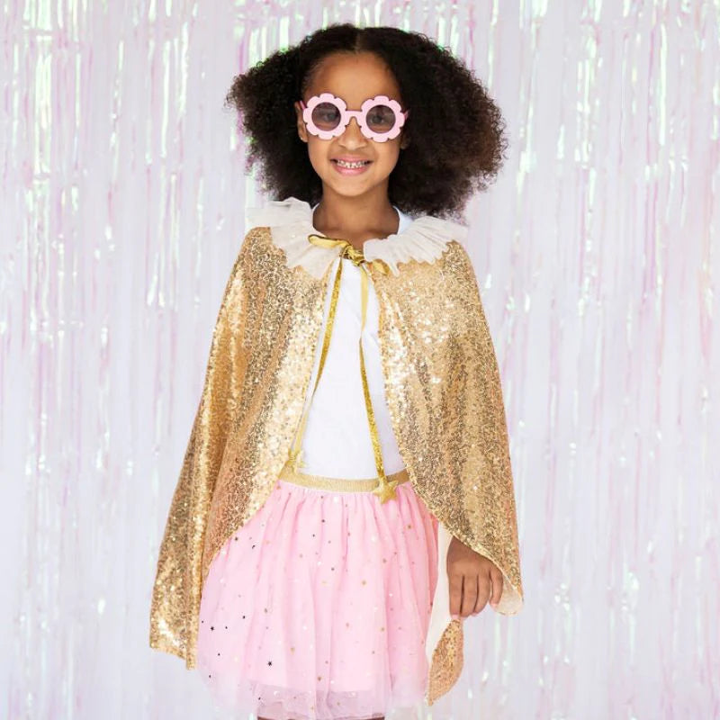 Sweet Wink - Gold Sequin Kids Cape Sweet Wink - Gold Sequin Kids Cape