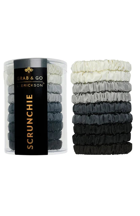{France Luxe} Grab & Go Scrunchie Tube :: Shadow – Ellington & French