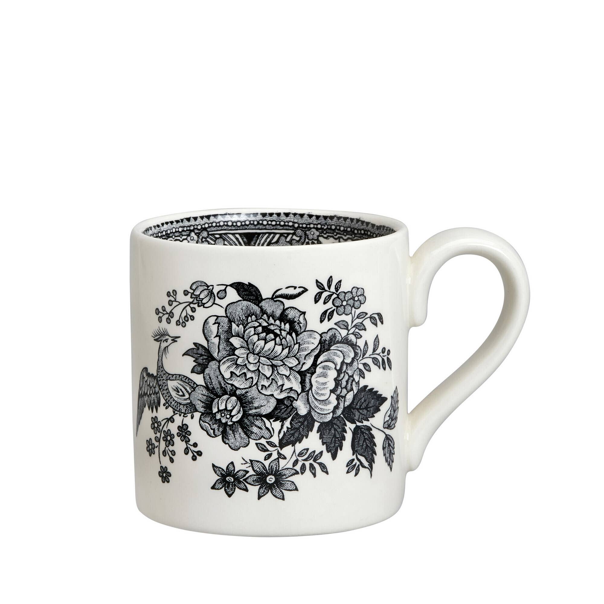 2 pint coffee mug Burleigh} Black Asiatic Pheasants Mug :: Small 1/2 Pint – Ellington & French