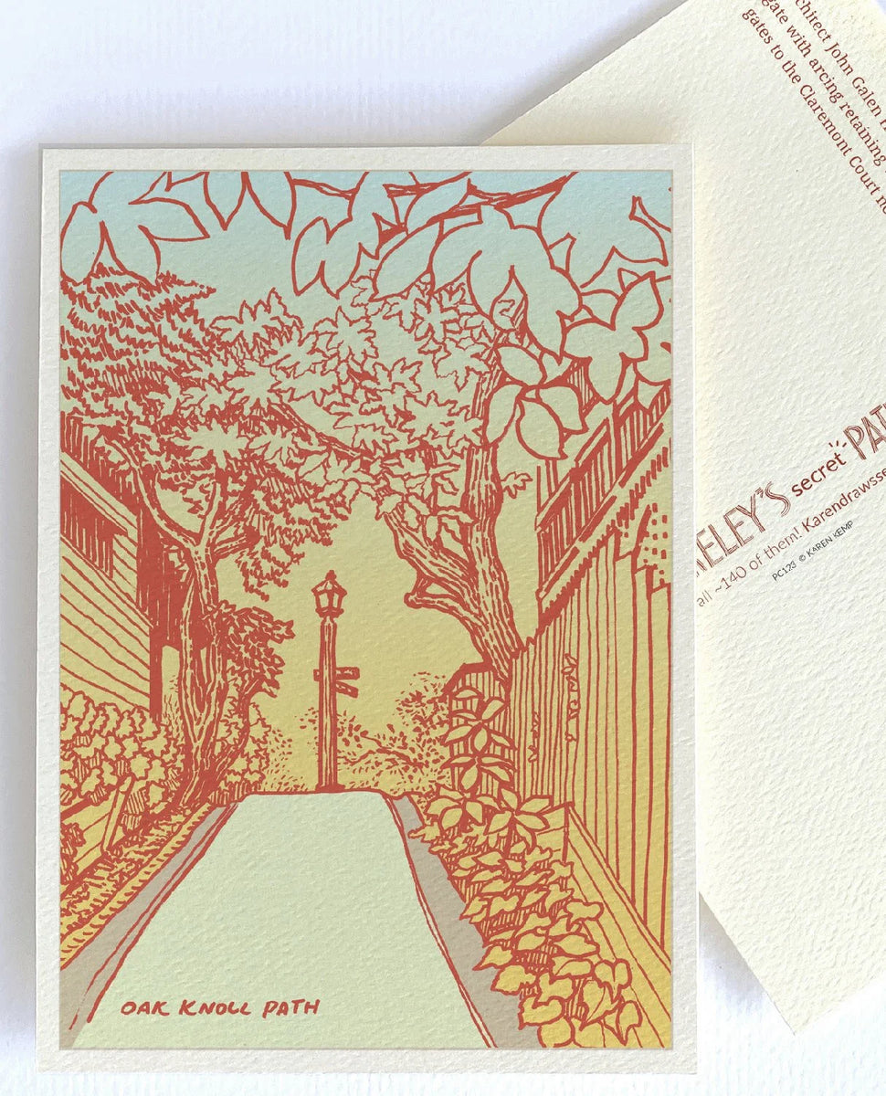 {Karen Draws} Berkeley Pathways Print :: Oak Knoll Path – Ellington ...