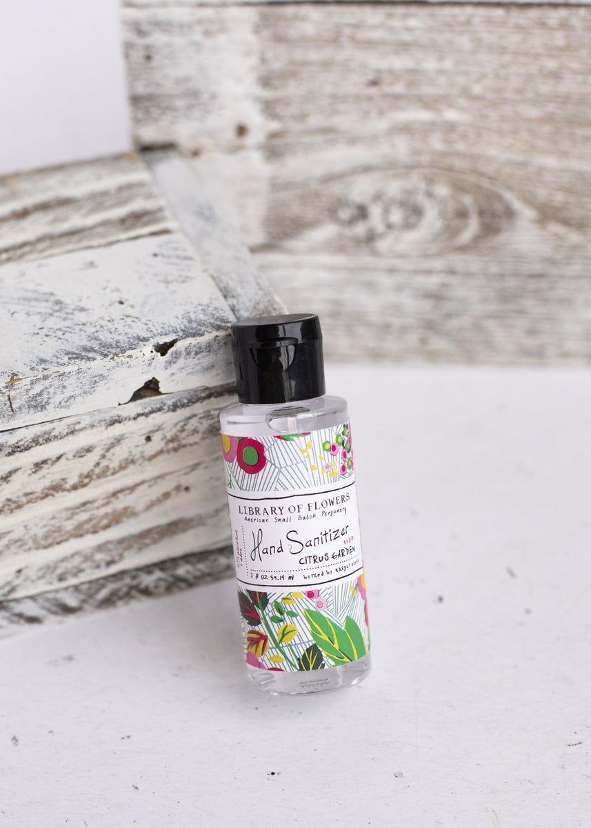 {Library of Flowers} Hand Sanitizer Gel Citrus Garden 2 oz