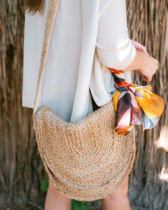 Jute straw bag on sale