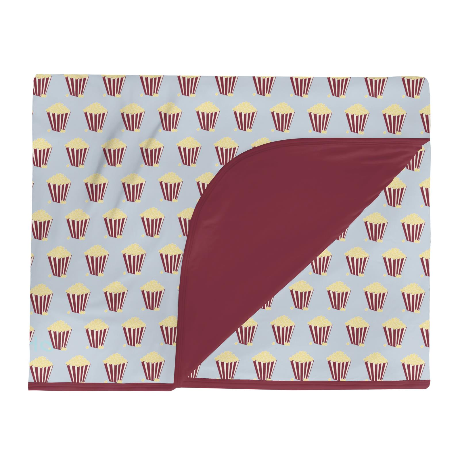 Kickee Pants Double Layer Throw Blanket Print Illusion Popcorn