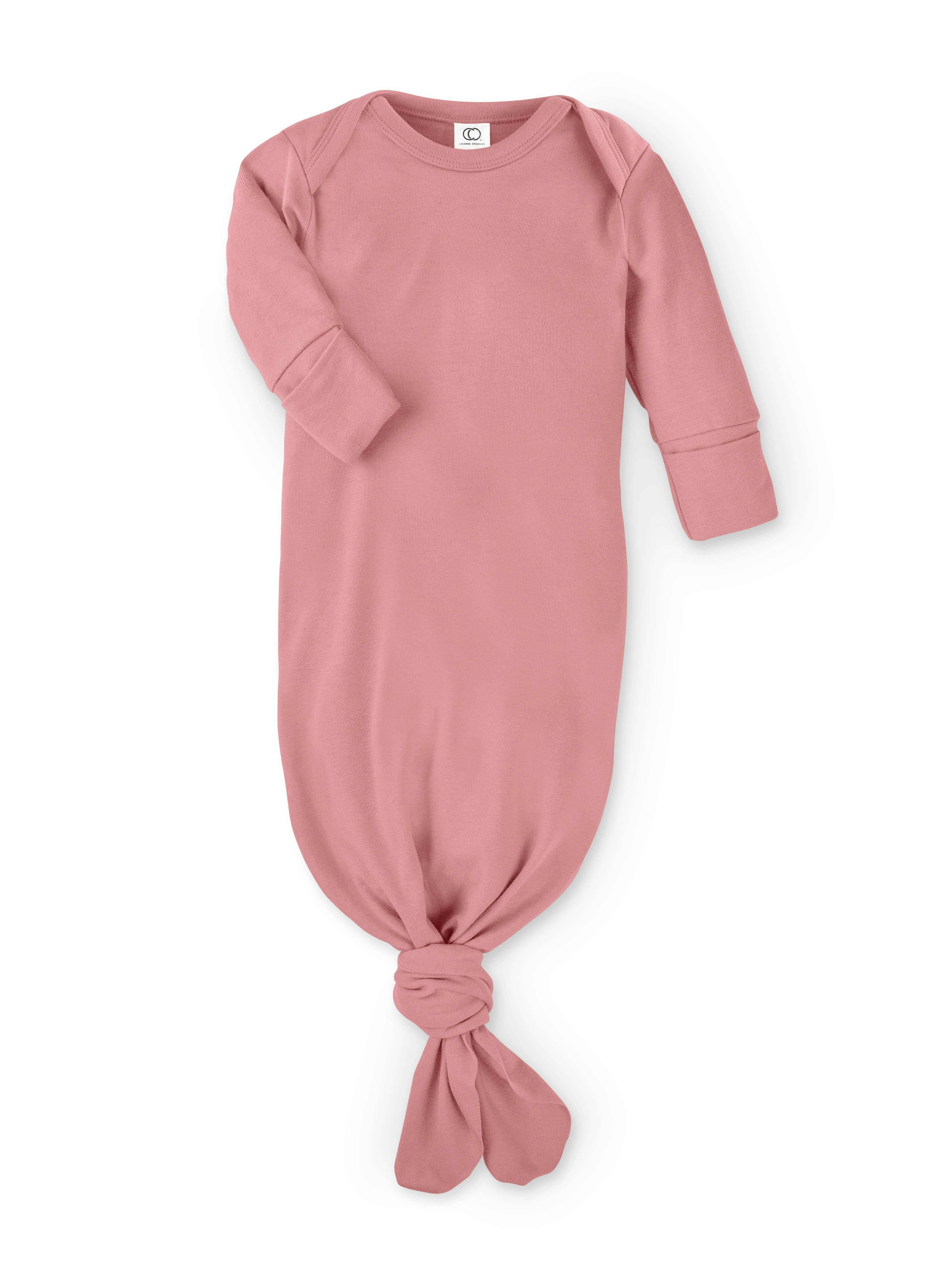 Colored Organics} Organic Newborn Infant Gown :: Rose – Ellington
