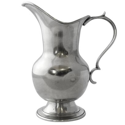 Match Pewter Glass Pitcher with Handle